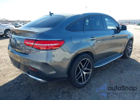 2017 Mercedes-Benz Amg Gle 43 Coupe 4Matic z USA, uszkodzony, nr VIN 4JGED6EB4HA061165